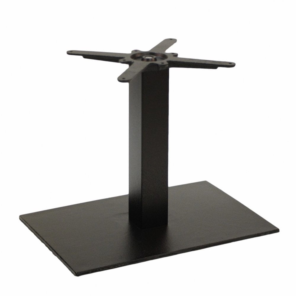 Forza Rectangle Single Pedestal Cast Iron Table Base