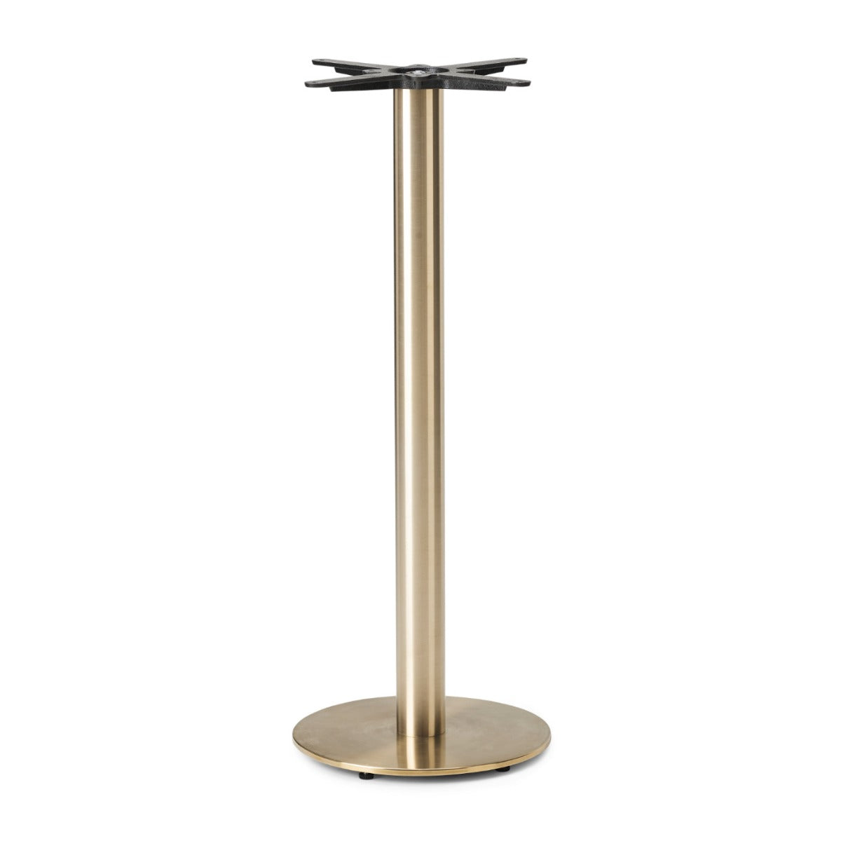 Cava Round Champagne Gold Table Base - Medium