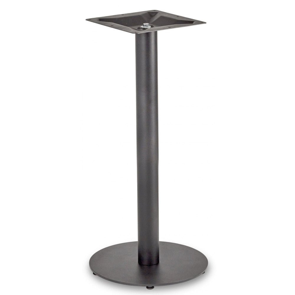 Profile Small Round Cast Iron Table Base - Powdercoated