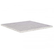 White Carrara Marble Laminate Table Top - 25mm