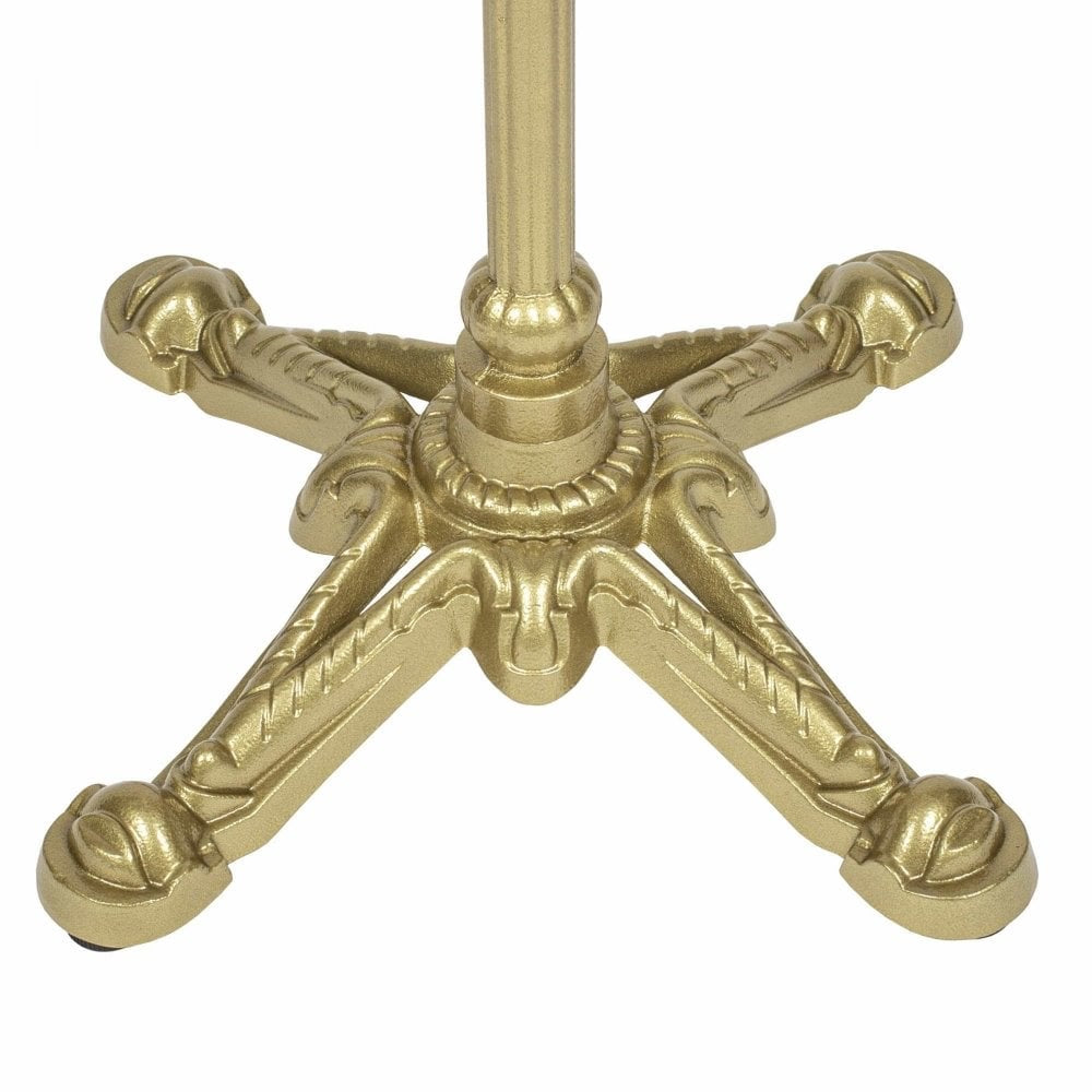 Gold Bistro Ornate Four Leg Cast Iron Table Base