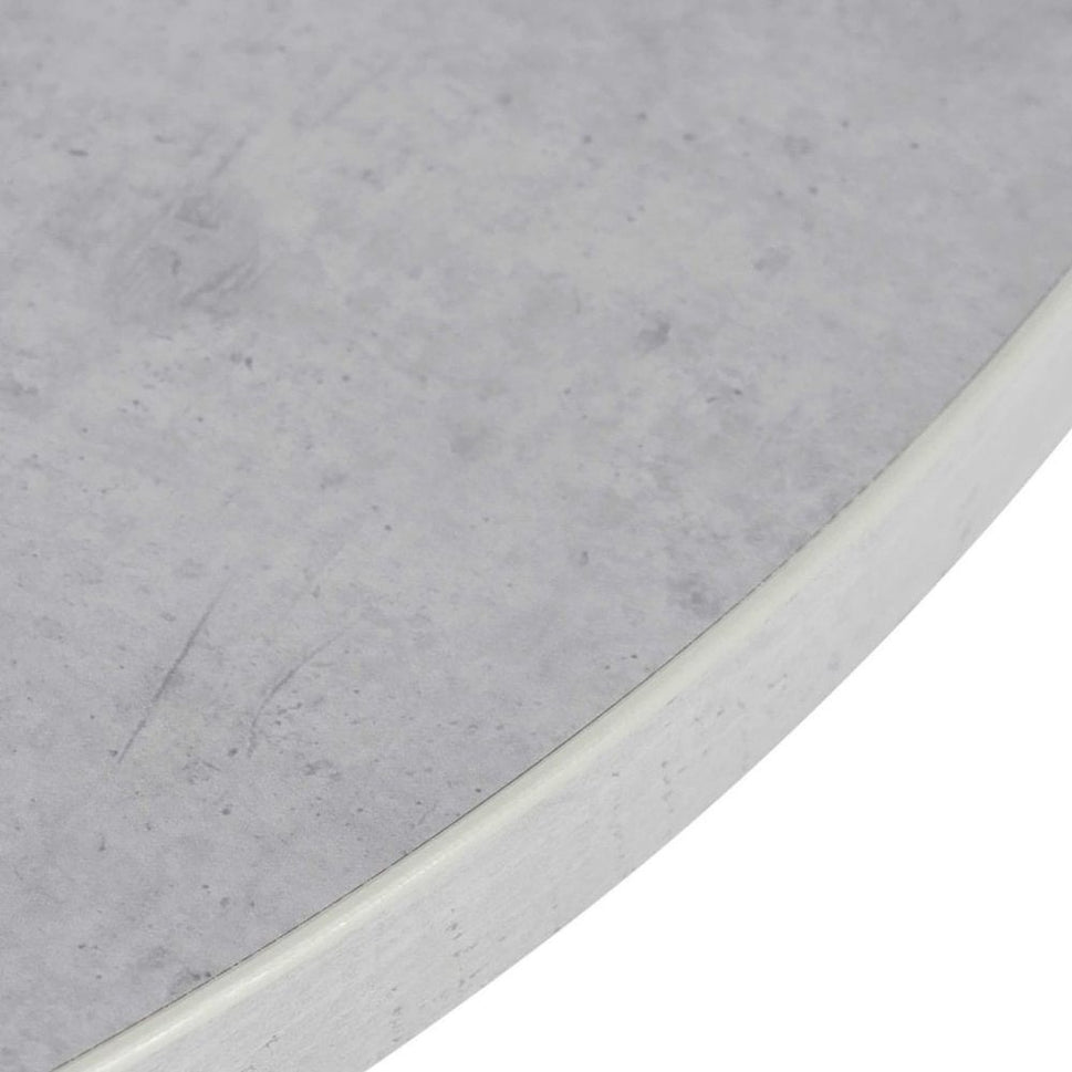 Light Grey Chicago Concrete Effect Restaurant Laminate Table Top - 25mm