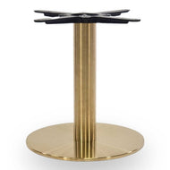 Cava Round Champagne Gold Table Base - Medium