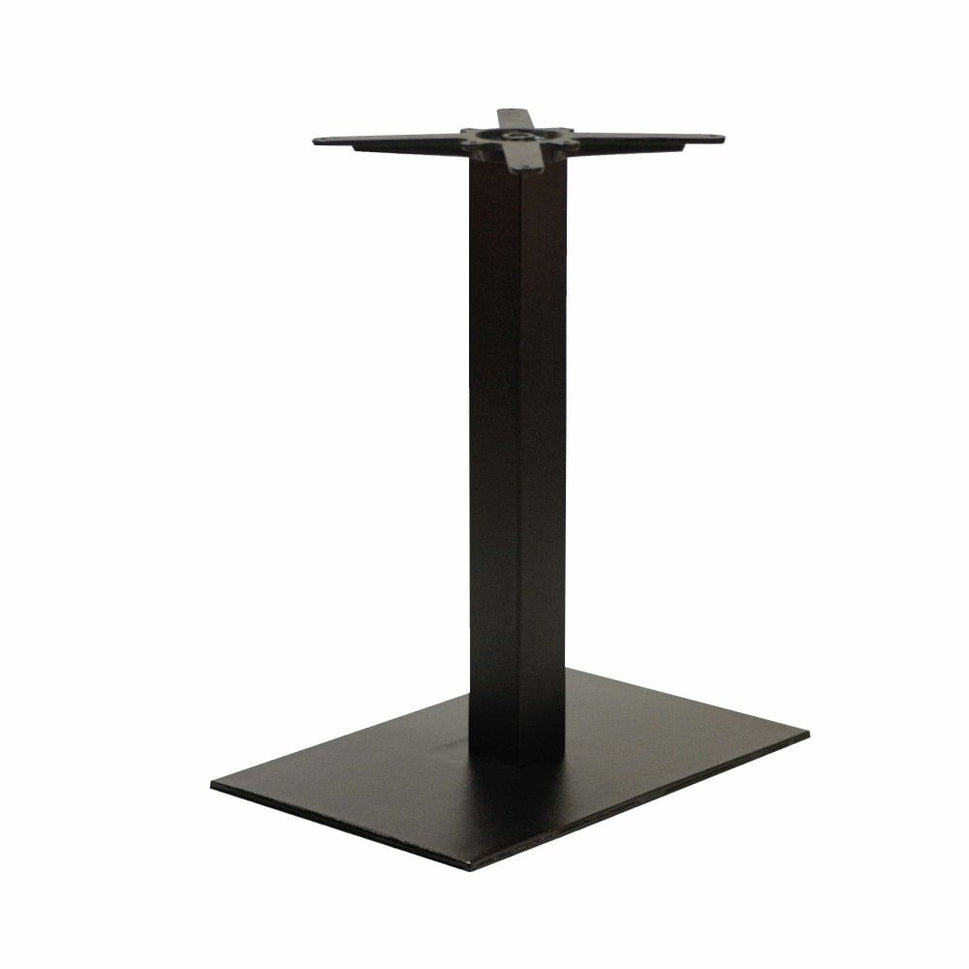 Forza Rectangle Single Pedestal Cast Iron Table Base