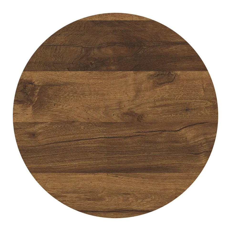 Dark Hunton Oak Restaurant Laminate Table Top - 25mm