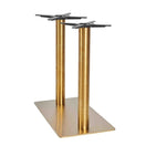 Switch Zeus Brass Table Base - Rectangle Twin Pedestal 1 image
