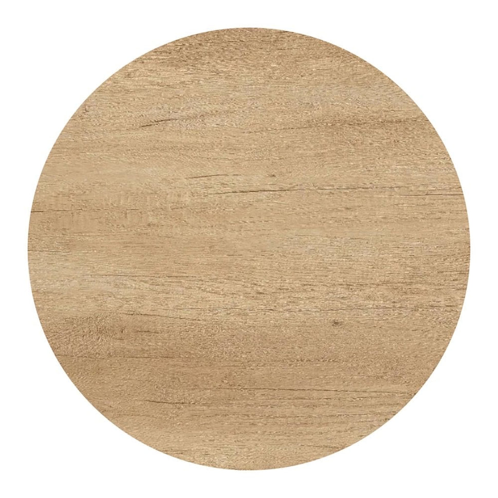 Natural Nebraska Oak Restaurant Laminate Table Top - 25mm