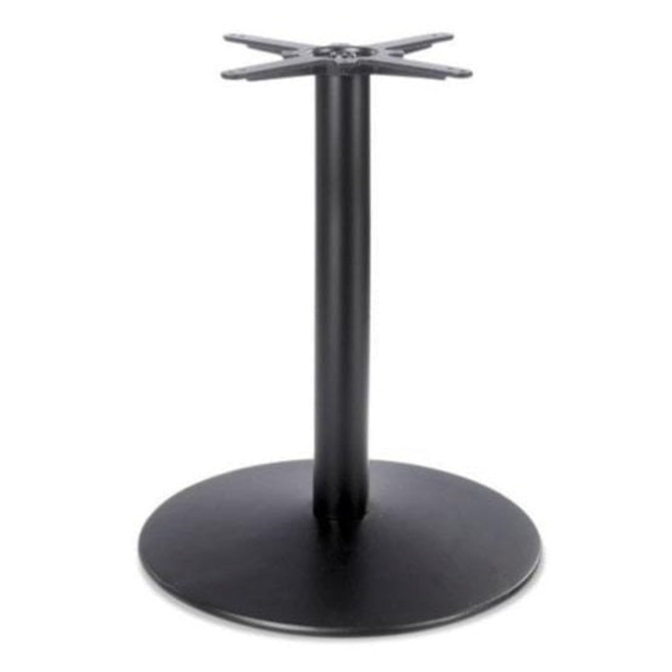 Dome Medium Round Black Cast Iron Table Base