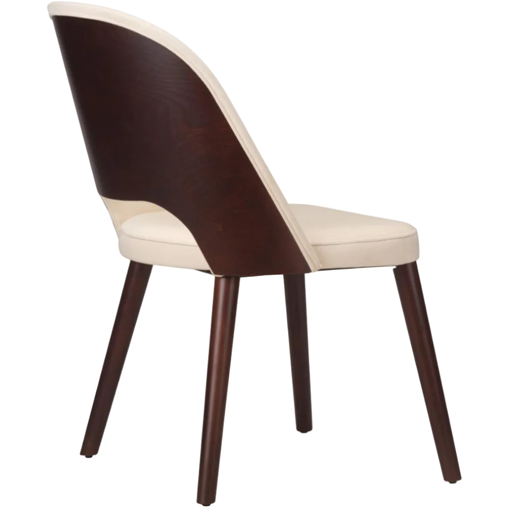 Calm CO Wooden Upholstered Side Chair