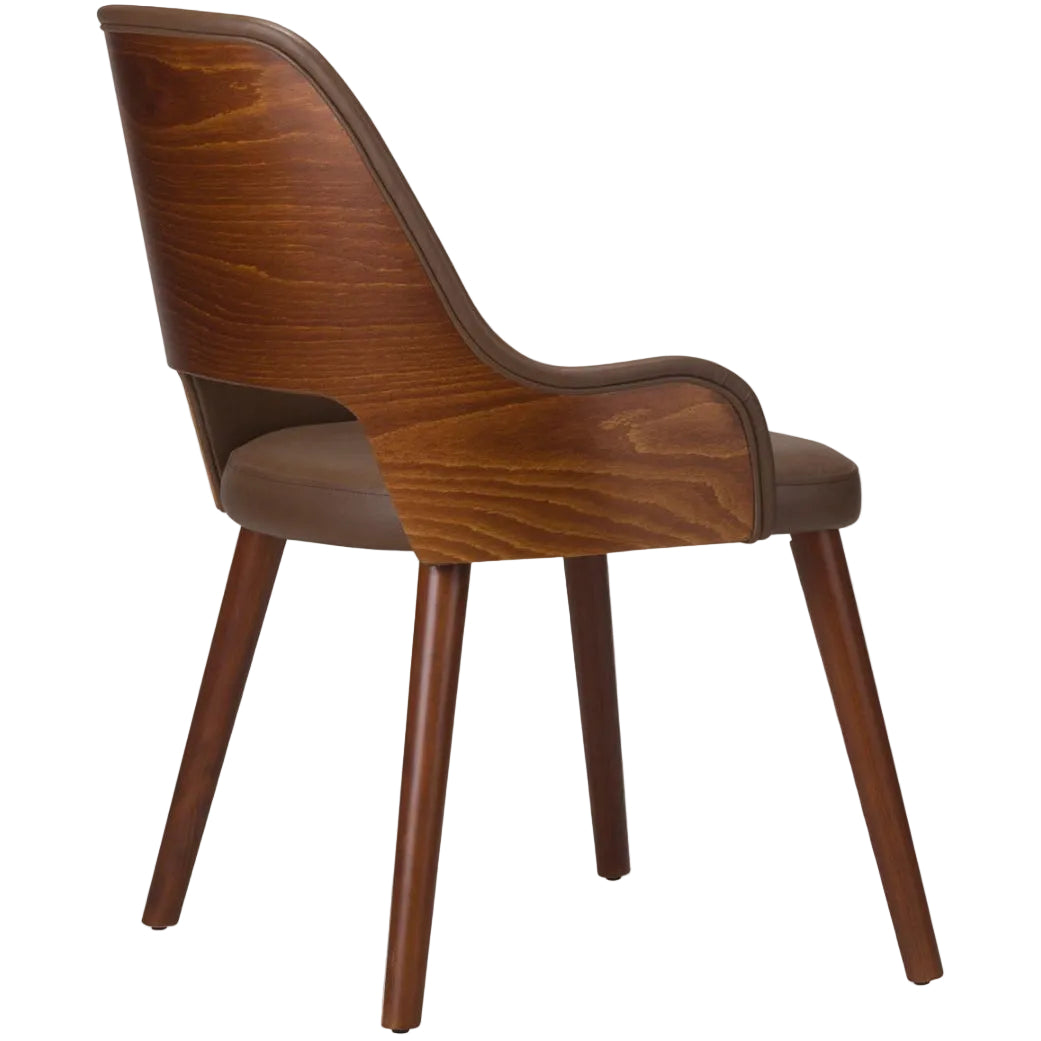 Joy Wooden Upholstered Side Chair