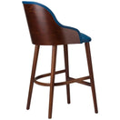 Switch Onyx Wooden Upholstered Arm Bar Stool 3 image