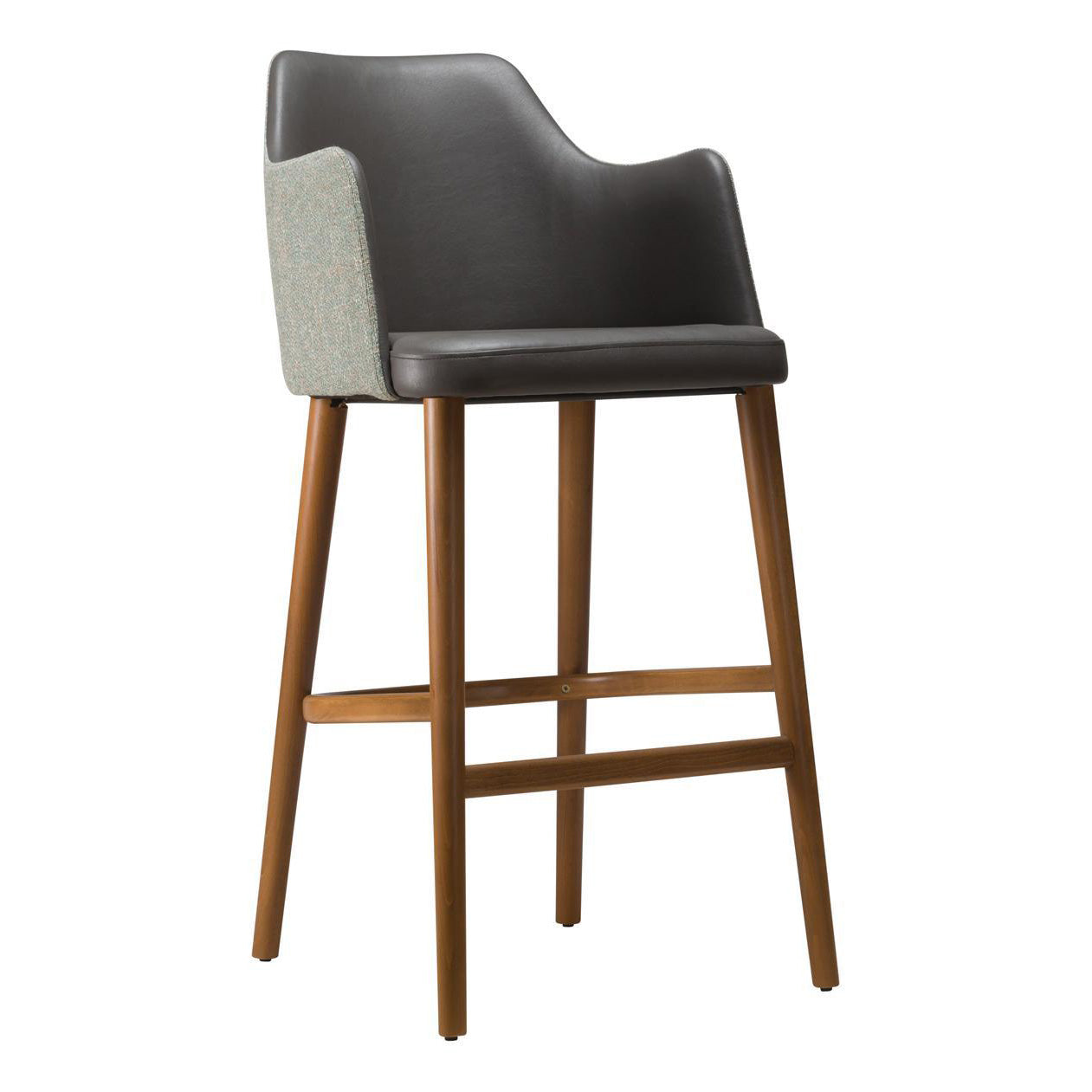 Wave Upholstered Bar Stool