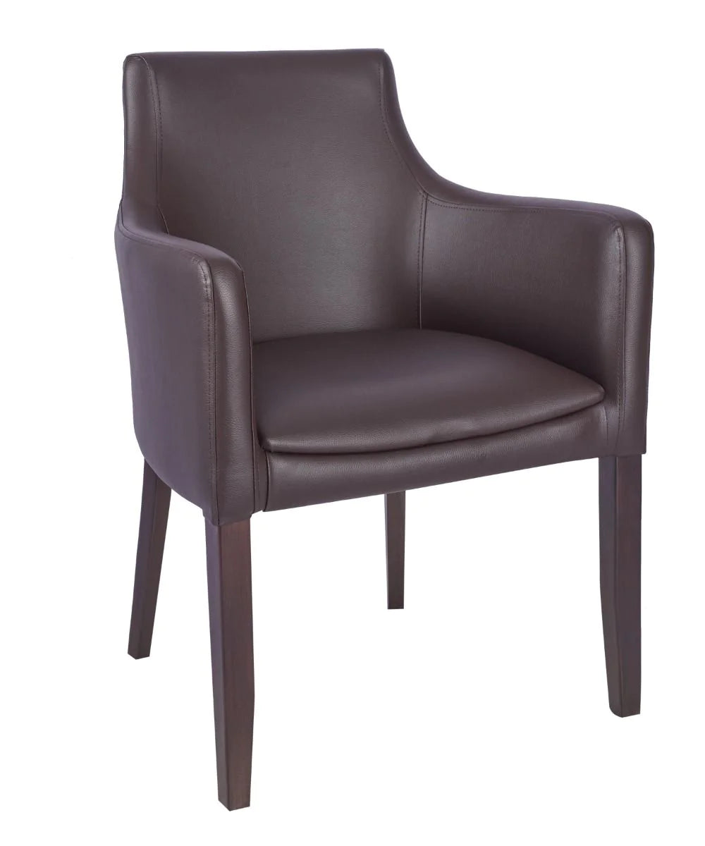Repton Upholstered Faux Leather Armchair