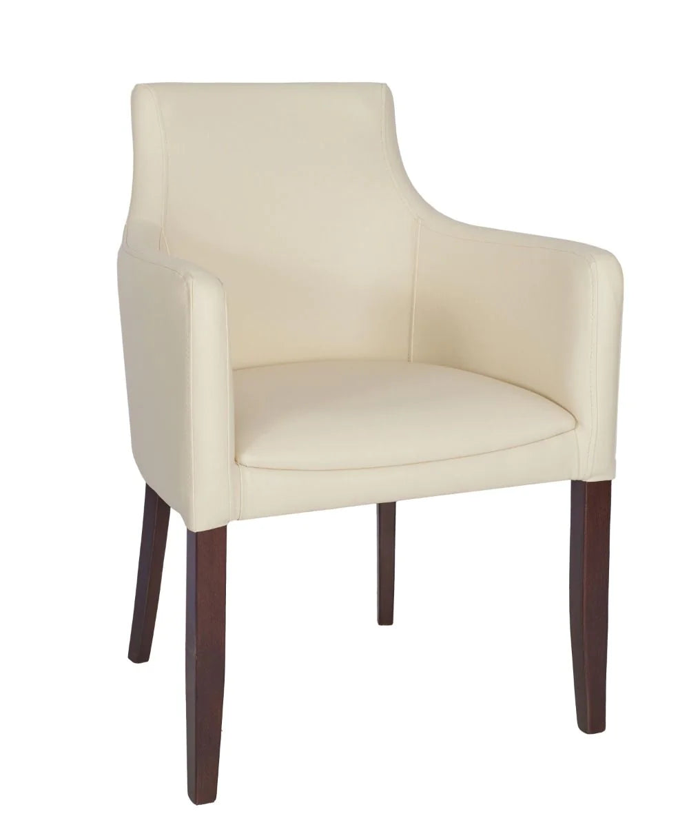 Repton Upholstered Faux Leather Armchair