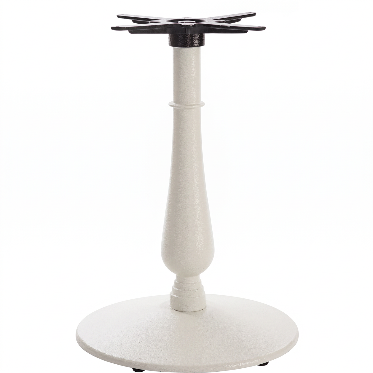 Manor Medium Candelabra Black Cast Iron Table Base - Powdercoated