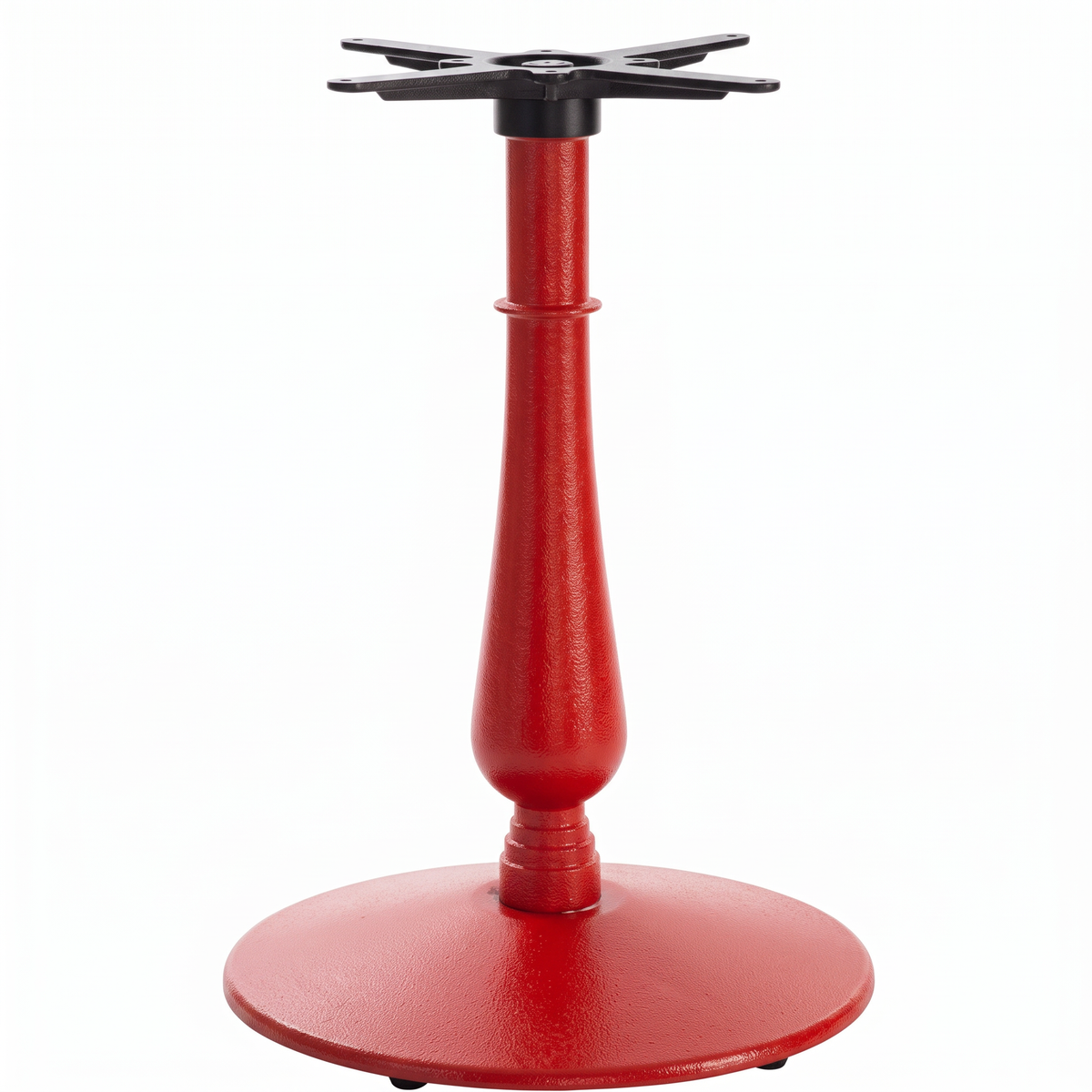 Manor Medium Candelabra Black Cast Iron Table Base - Powdercoated