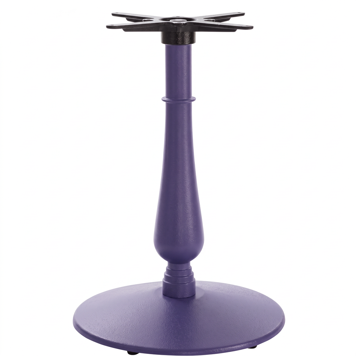 Manor Medium Candelabra Black Cast Iron Table Base - Powdercoated