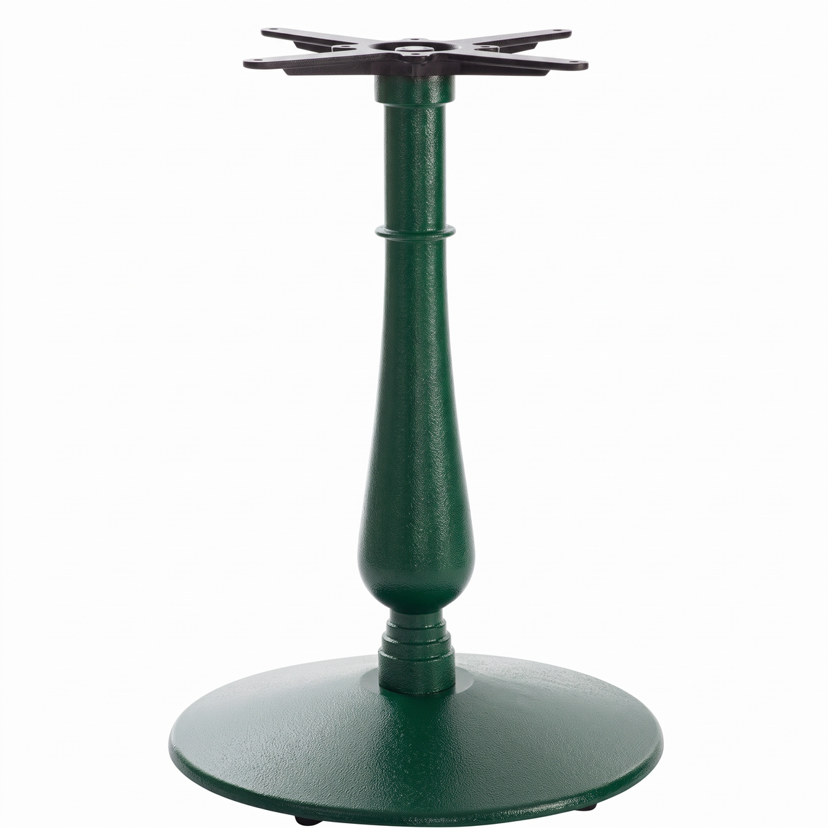 Manor Medium Candelabra Black Cast Iron Table Base - Powdercoated