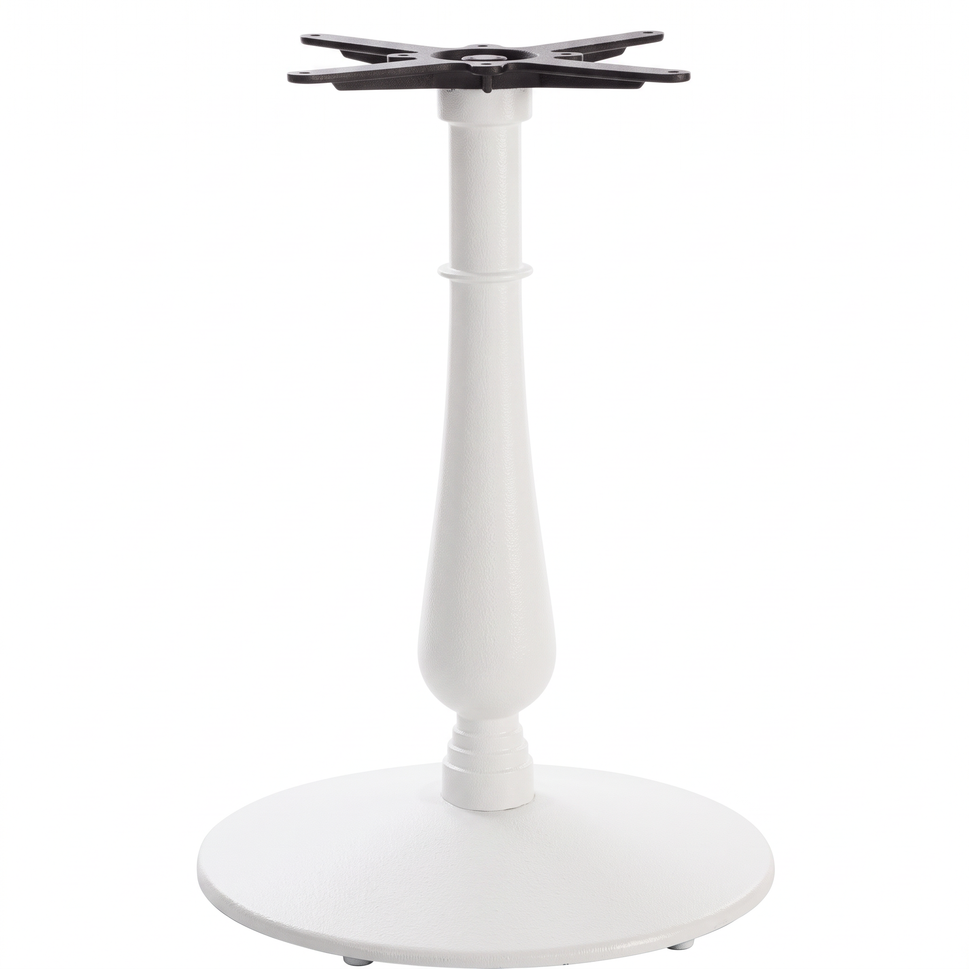 Manor Medium Candelabra Black Cast Iron Table Base - Powdercoated