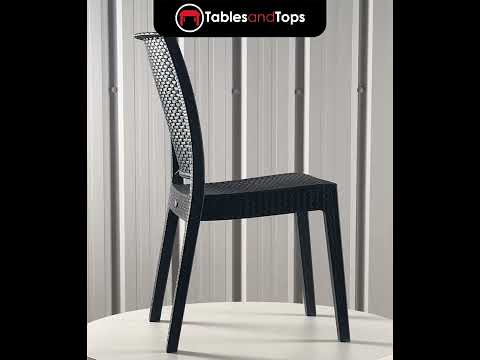 Canterbury Outdoor Rattan Stacking Side Chair