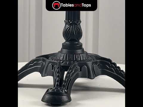 Bistro Ornate Large Four Leg Cast Iron Table Base