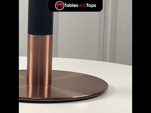 Zeus Rose Gold Table Base - Large
