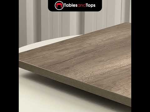 Grey Nebraska Oak Restaurant Table Top - 25mm