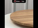 Switch Serranto Oak Stain Solid Ash Restaurant Table Top - 25mm 2 image