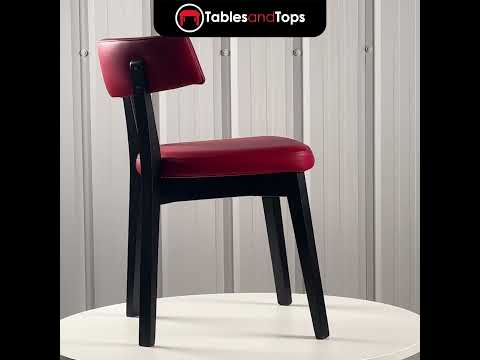 Nico Upholstered Side Chair - Wenge