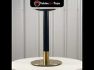 Switch Zeus Round Brass Black Table Base - Small 2 image