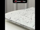 Switch White Carrara Marble Laminate Table Top - 25mm 3 image