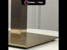 Switch Cava Square Champagne Gold Table Base - Small 2 image