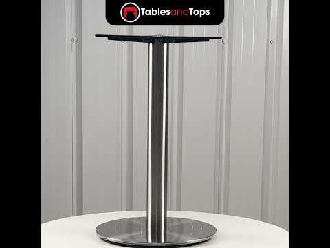 Danilo Stainless Steel Small Round Table Base
