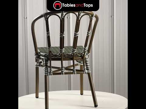 Bordeaux Outdoor Stacking Side Chair