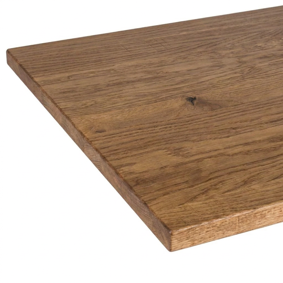 Rustic Antique Solid Oak Wood Table Top - 32mm