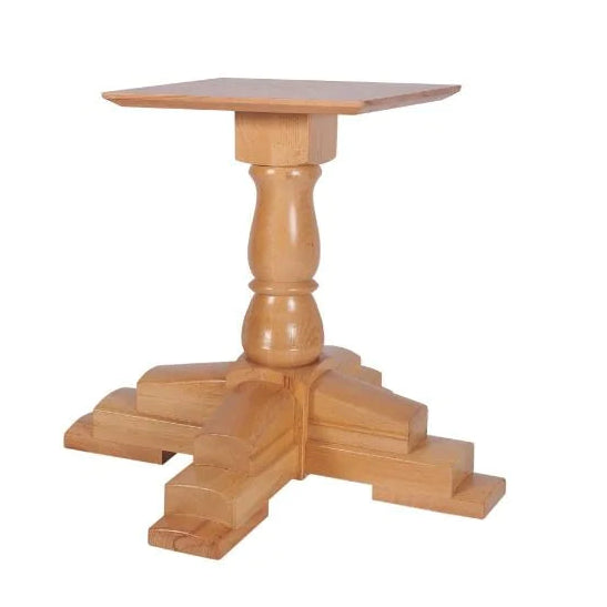 Cannon Small Solid Wood Table Base