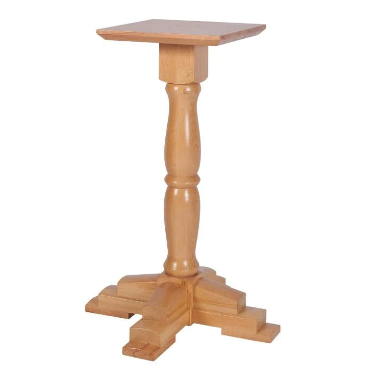 Cannon Small Solid Wood Table Base
