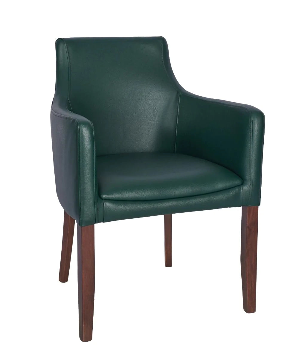 Repton Upholstered Faux Leather Armchair